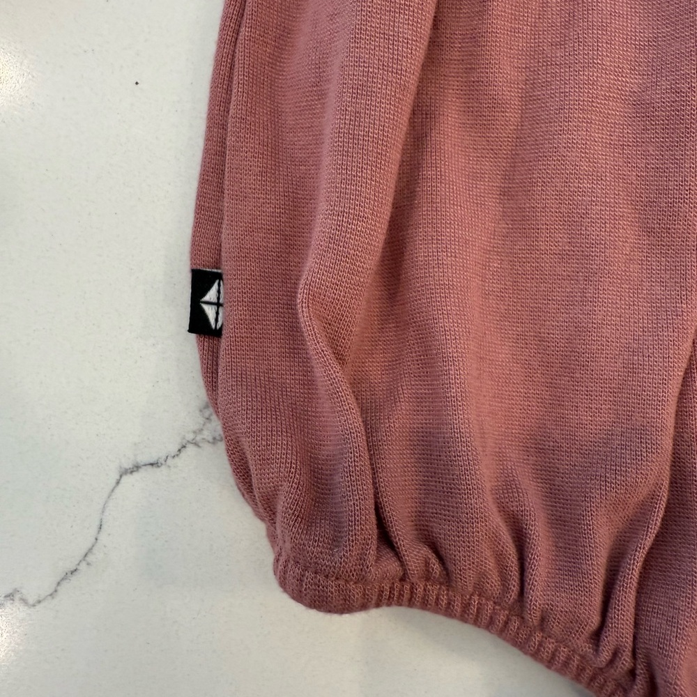 Kyte Baby Long Sleeve Bubble Romper in Dusty Rose Size 3T - Picture 7 of 8
